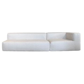 CI-R5P / CI-L5P - 4 seater linen sofa with removable cover by MX HOME - view 3